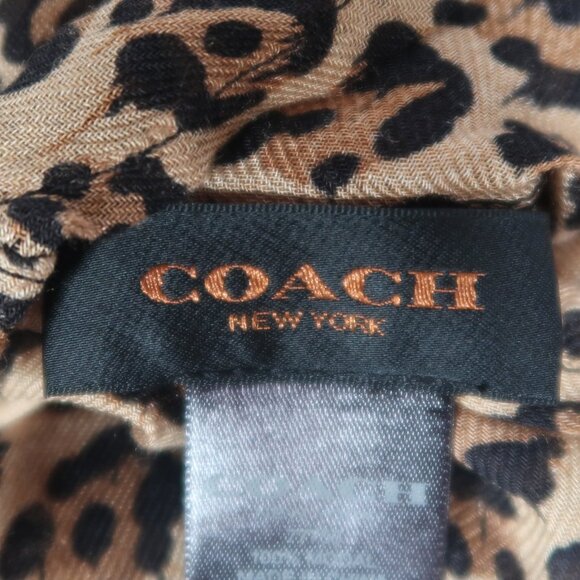ULTRA RARE | Vintage Coach | Gary Baseman Collection | designer scarf | NEW - Picture 3 of 3